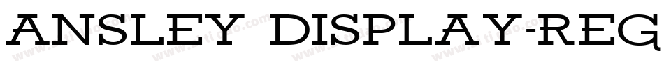 Ansley Display-Regular字体转换